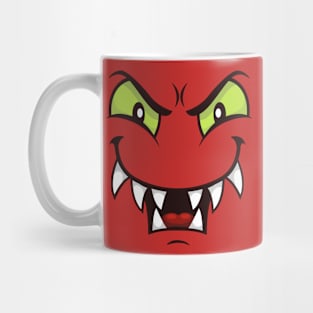 Creepy monster face Mug